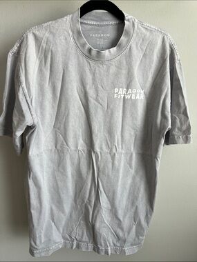 Paragon Fitwear Men's Light Grey Short-Sleeve Crewneck Tee